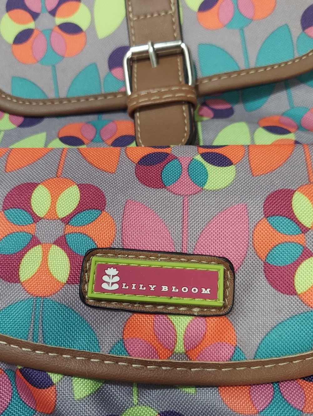 NWT Lily Bloom Floral Backpack - Picture 2 of 8